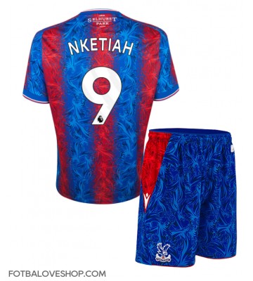 Crystal Palace Eddie Nketiah #9 Dětské Domácí Dres 2024-25 Krátký Rukáv (+ trenýrky)